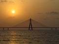 The BandraÃ¢â¬âWorli Sea Link is a cable-stayed bridge